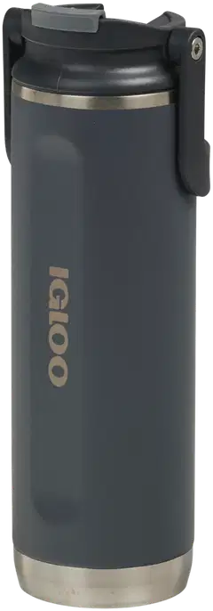 Igloo Flip'n'Sip 591 ml -termospullo tummanharmaa - 1
