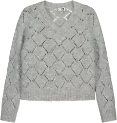 WKLY. naisten neulepusero 213W360157 - Lt. grey mel - 1