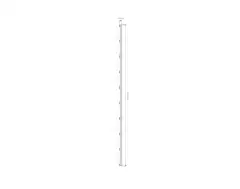 Köynnösritilä, vaalean harmaa, 60x180cm - 3