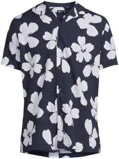 TEX miesten Hawaii-paita I274959 - NAVY DARK - 2
