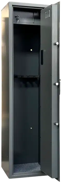 Trekker Asekaappi 5-Asetta AS500 V2, Harmaa, Digitaalilukolla - 2