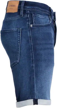 JJ Rebel miesten joggdenim shortsit JREBJOE - Blue denim - 3