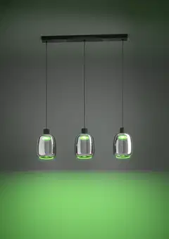 EGLO riippuvalaisin 3-os. Molochio-z LED 3x3,7W RGB CCT musta - 5