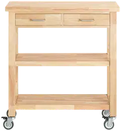 SoBuy keittiösaareke luonnollinen FKW24-II-N - 1
