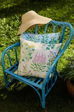 Finlayson koristetyynynpäällinen Joutomaa 48x48cm luonnonvalk/vihreä - 4