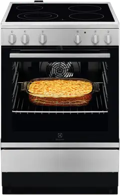 Electrolux 60cm leveä keraaminen lattialiesi LKR64004NX teräs - 1