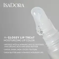 IsaDora The Glossy Lip Treat Moisturizing Lip Color 00 Clear huulikiilto 2,7 ml - 3