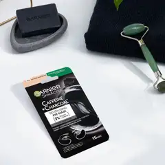 Garnier SkinActive Caffeine + Charcoal Depuffinig silmänalusnaamio väsyneelle iholle 5g - 2