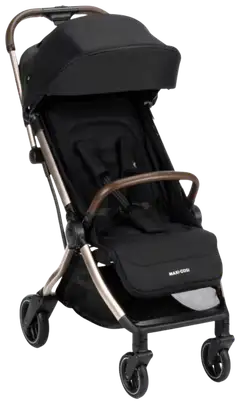 Maxi-Cosi Eva 3 matkarattaat Essential Black/Champagne - 1