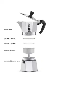 Bialetti Espressokeitin 12 k, Moka Express - 3