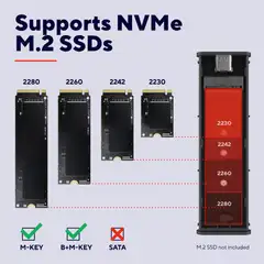 Trust M.2 SSD ulkoinen kotelo USB-C - 10
