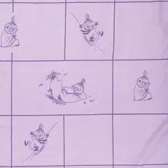 Moomin Arabia Muumi tyynyliina 50x60cm Pikku Myy lila GOTS - 2