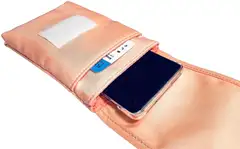 Wave Puhelinpussi, Koko XL, Peach - 4