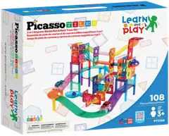 PicassoTiles Magneettinen kuularata 3 in 1 108 osaa - 1