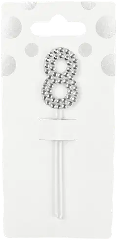 Koristetikku timantein nro 8, koko 2*10 cm - 2