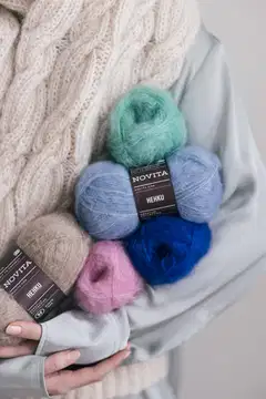 Novita lanka Hehku 50g sammal 306 - 7