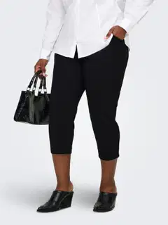 ONLY CARMAKOMA naisten caprit Carsania - BLACK - 3