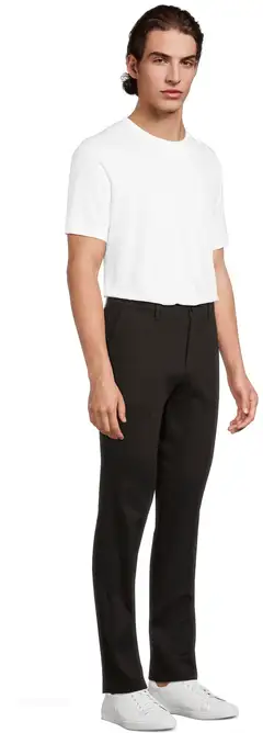 WKLY. miesten kangashousut slim fit 202W382527 - Dark brown - 4