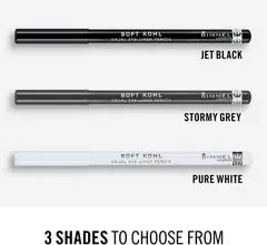 Rimmel 1,2g Soft Kohl Eye Pencil 061 Jet Black silmänrajauskynä - 7