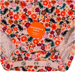 Ciraf vauvojen body Kukkaniitty - Multicolor - 4