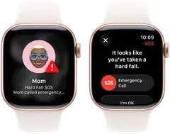 Apple Watch Series 11 GPS 42mm ruusukultainen alumiinikotelo, light blush sport ranneke - M/L - MEU44QN/A - 6
