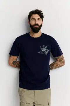 Finlayson miesten T-paita Magnolia - Dark blue - 4