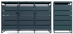 Fornorth roskakatos premium 207x82x121cm - 4