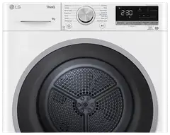 LG kuivausrumpu RH90V5AV7N 9kg valkoinen - 5