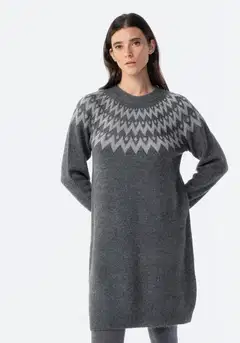 TEX naisten neuletunika I291487 - GREY - 2