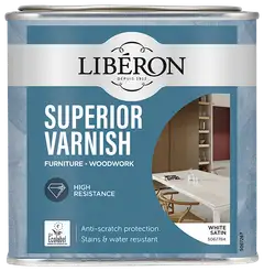 Liberon kalustelakka Superior 500 ml White Satin - 1