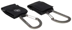 Lässig kassikoukut Hooks musta 2 kpl - 2