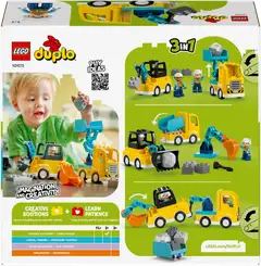 LEGO® DUPLO Town 10475 Työmaa-ajoneuvot 3in1 - 6