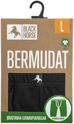 Black Horse miesten bermudat I52788 - BLACK - 2