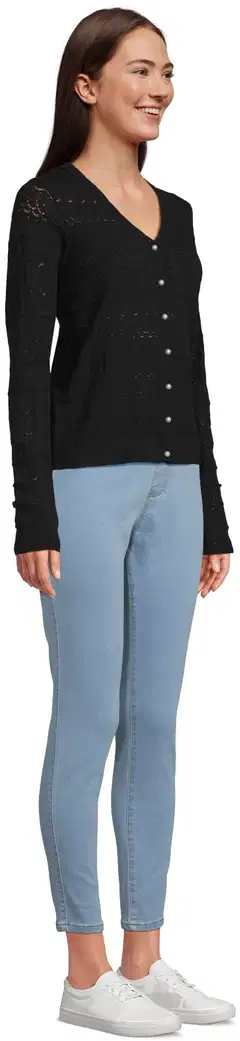 House naisten neuletakki lyhyt 213H262910 - black - 4
