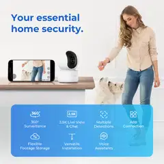 Imilab C21 2.5K WiFi -valvontakamera sisäkäyttöön CMSXJ56B - 15