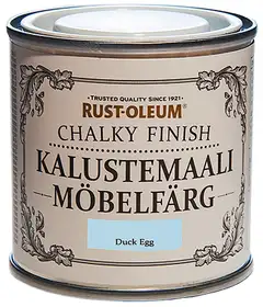 Rust-Oleum Chalky Finish 125ml kalustemaali vesiohenteinen runsaspigmenttinen vaaleansininen - 1