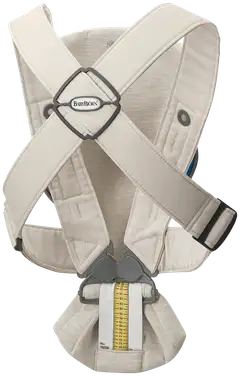 BabyBjörn vauvan kantoreppu mini - 3d jersey, vaalea beige - 3