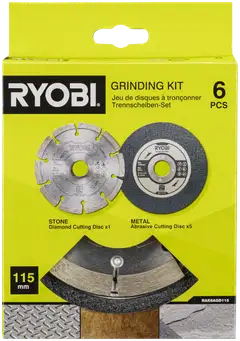 Ryobi laikkasarja RAK6AGD115 - 2