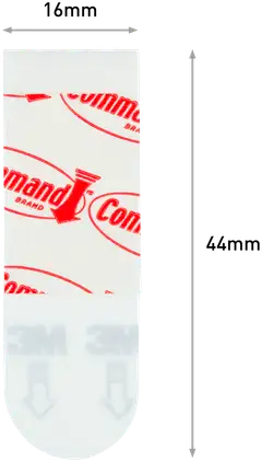 Command™-julistekiinnityspalat 17024-12-UKN, 12 kiinnityspalaa / pakkaus - 3