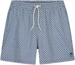 WKLY. miesten uimashortsit 192W042503 - Black/white - 1