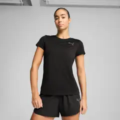 Puma naisten tekninen treenipaita Mass Merchants Active - BLACK - 3
