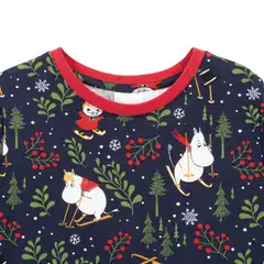 Muumi lasten pyjama Hiihtoretki 593709 - tummansininen - 6