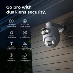Imilab EC6 Dual 3K+3K WiFi -valvontakamera kahdella objektiivilla ulkokäyttöön CMSXJ68A - 14