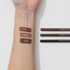 Gosh Ultra Thin Brow Pen 002 Greybrown -kulmakynä 0,09g - Brown - 4