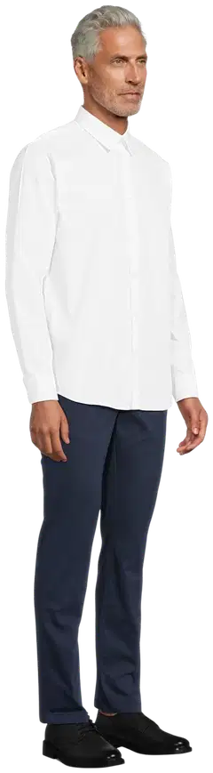 London Fog miesten kauluspaita 1940LF12 - White - 4