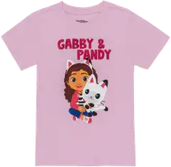 Gabby's Dollhouse lasten t-paita GDQ10010A - pink - 1