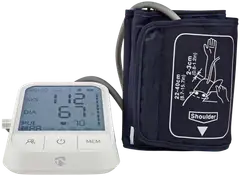 Nedis SmartLife Verenpainemittari  Käsi  Bluetooth  LCD-näyttö  22 - 42 cm  Epäsäännöllisen sydämenlyönnin havaitseminen / Mansetin käytön tunnistus / Pysy paikallasi -ilmaisu  Valkoinen - 2