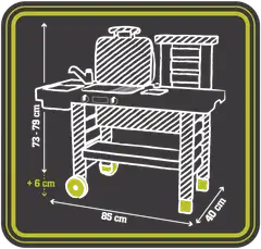 Smoby Garden Kitchen, leikkikeittiö kesäkokkailuun - 5