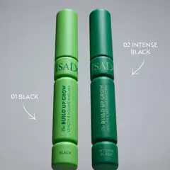 Isadora The Build Up Grow Length & Volume Mascara 02 Intense Black 10 ml - Black - 5