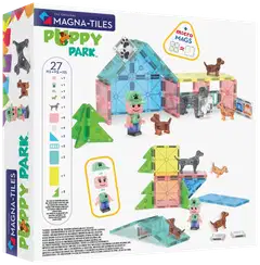 Magna-Tiles koirahoitola magneettinen rakennussarja 27 osaa - 3